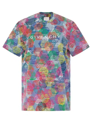 Givenchy Bstroy All Over Patch Print Loose Fit T-shirt | Thumbnail 1 Givenchy Bstroy All Over Patch Print Loose Fit T-shirt | Thumbnail 1
