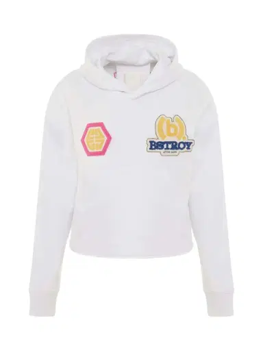 Givenchy Bstroy Embroidered Patch Cropped Hoodie | Thumbnail 1 Givenchy Bstroy Embroidered Patch Cropped Hoodie | Thumbnail 1
