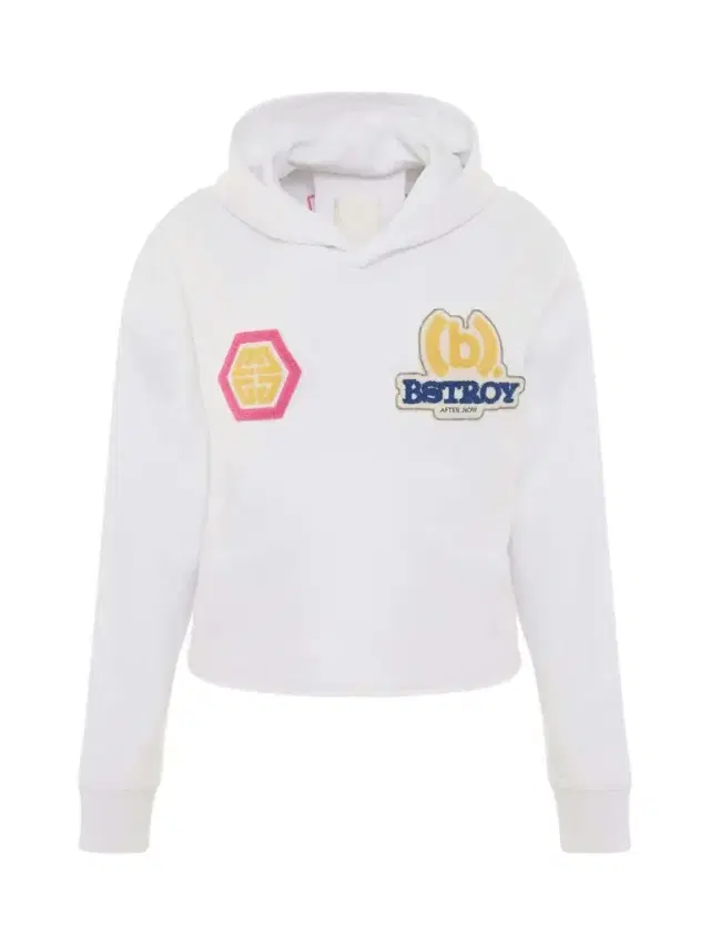 Givenchy Bstroy Embroidered Patch Cropped Hoodie