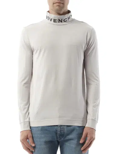 Givenchy Faded Logo Dyed Long Sleeve T-shirt | Thumbnail 1 Givenchy Faded Logo Dyed Long Sleeve T-shirt | Thumbnail 1