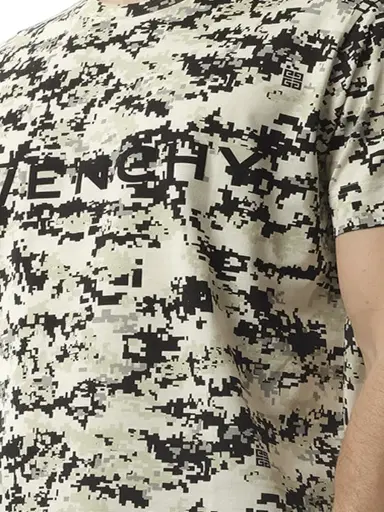 Givenchy Camo All Over T-shirt in Beige/black | Thumbnail 2
