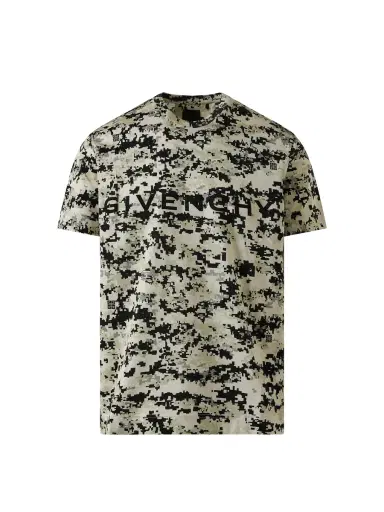 Givenchy Camo All Over T-shirt in Beige/black | Thumbnail 3