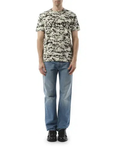Givenchy Camo All Over T-shirt in Beige/black | Thumbnail 4