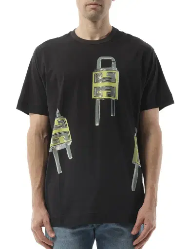 Givenchy U-lock Print T-shirt | Thumbnail 1