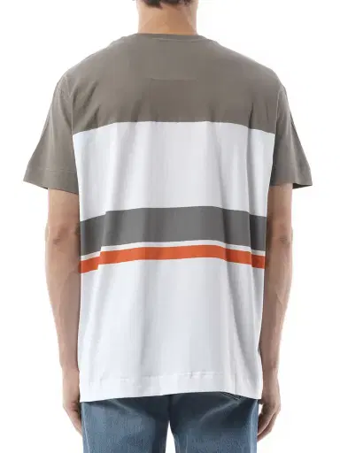 Givenchy College Print Stripes Logo T-shirt in Grey/white | Thumbnail 6 Givenchy College Print Stripes Logo T-shirt in Grey/white | Thumbnail 6