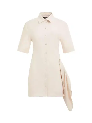 Jacquemus Camisa Dress in Ivory White | Thumbnail 1 Jacquemus Camisa Dress in Ivory White | Thumbnail 1