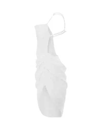 Jacquemus Saudade Asymmetric Draped Mini Dress | Thumbnail 2 Jacquemus Saudade Asymmetric Draped Mini Dress | Thumbnail 2