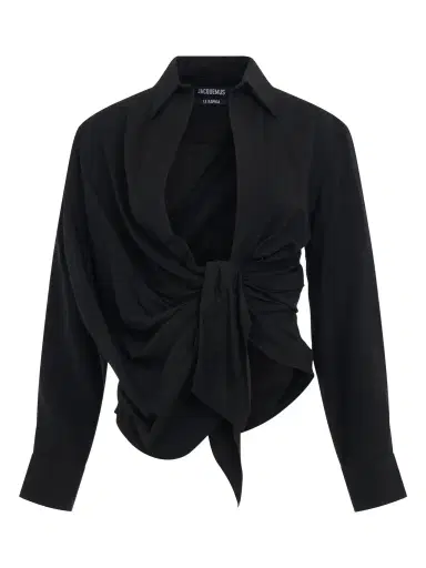 Jacquemus Bahia Tied Sash Shirt | Thumbnail 1