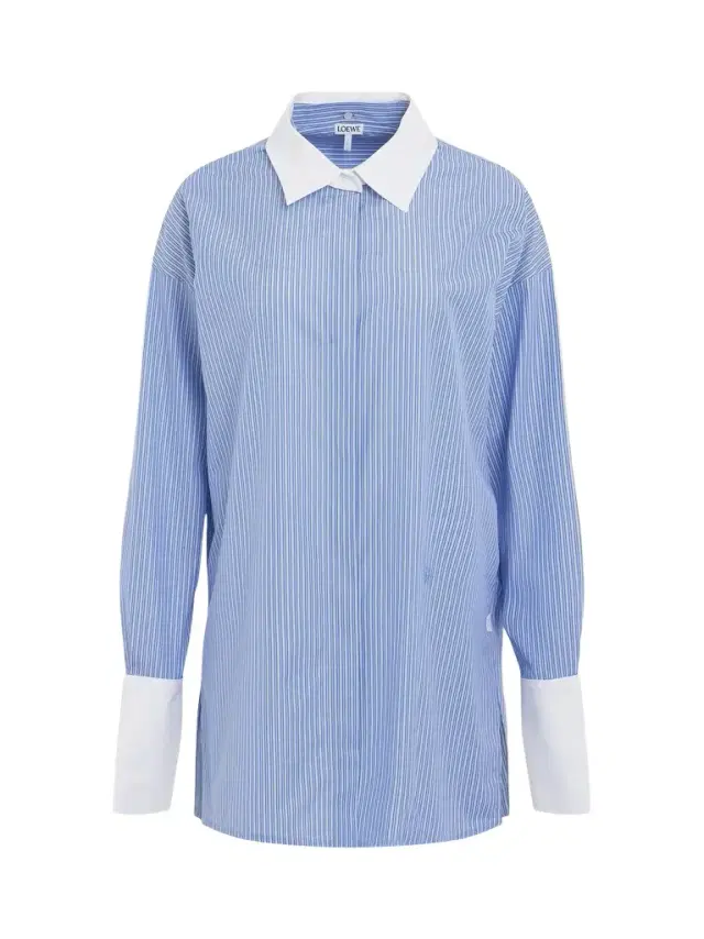 Stripe Long Shirt in Blue/white Blue Stripe Long Shirt in Blue/white Blue
