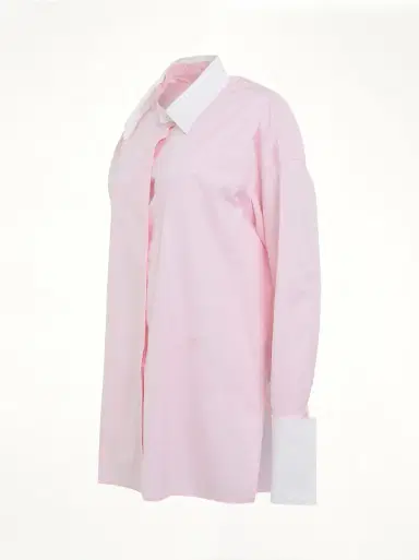 Loewe Deconstructed Cotton Shirt in Chalk White | Thumbnail 3 Loewe Deconstructed Cotton Shirt in Chalk White | Thumbnail 3