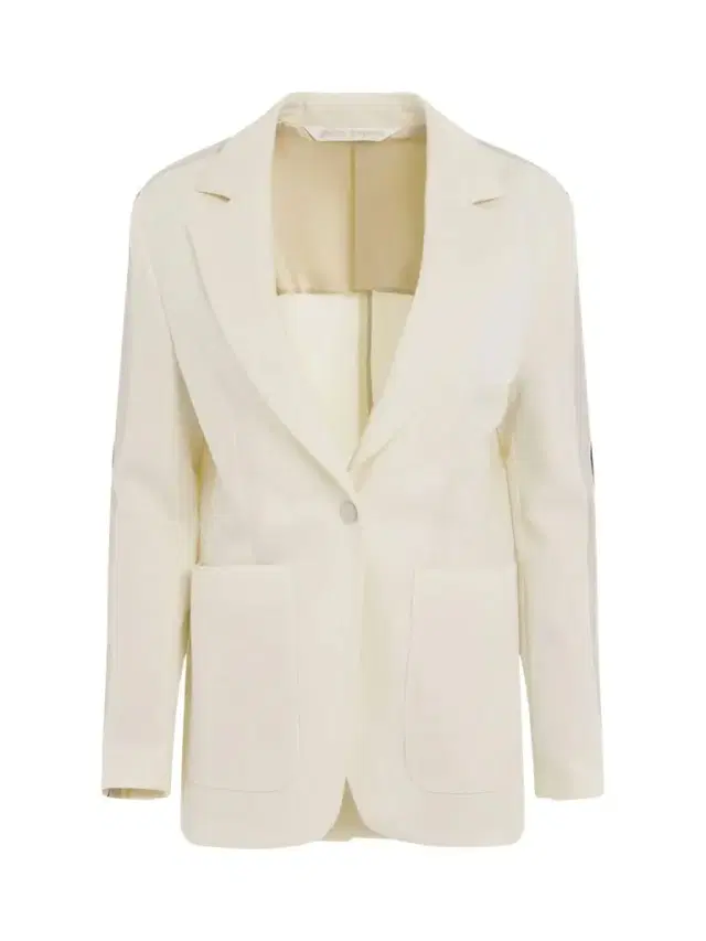 Palm Angels Track Blazer in Butter/off White Yellow