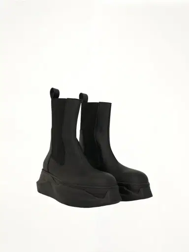RICK OWENS DRKSHDW Drkshdw Woven Beatle Abstract Boots | Thumbnail 3