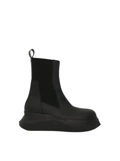 RICK OWENS DRKSHDW Drkshdw Woven Beatle Abstract Boots | Thumbnail 1