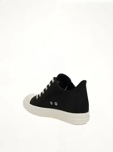 Rick Owens Low Greywolf Leather Sneakers in Black/milk | Thumbnail 2 Rick Owens Low Greywolf Leather Sneakers in Black/milk | Thumbnail 2
