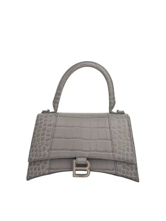 Balenciaga Hourglass Small Croco Embossed Bag