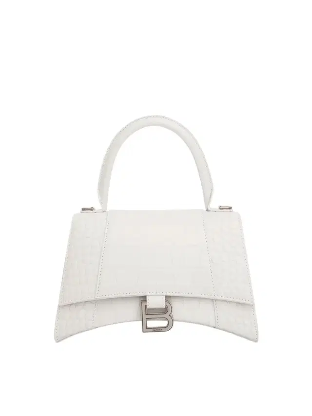 Balenciaga Hourglass Small Croco Embossed Bag
