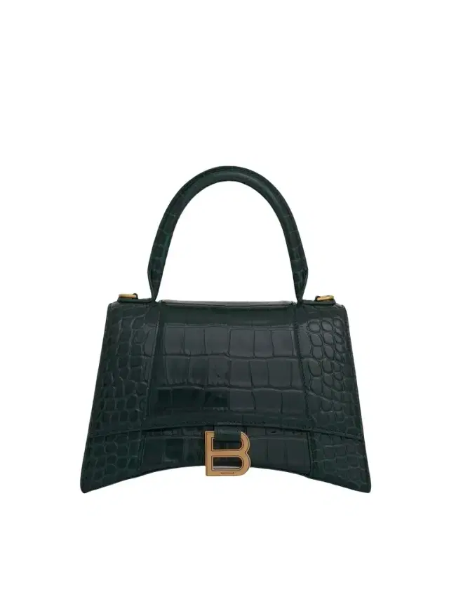 Balenciaga Hourglass Small Croco Embossed Bag