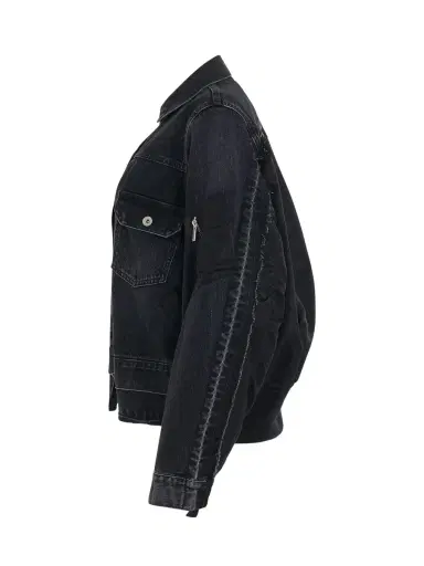 Sacai Denim & Nylon Twill Jacket | Thumbnail 2 Sacai Denim & Nylon Twill Jacket | Thumbnail 2