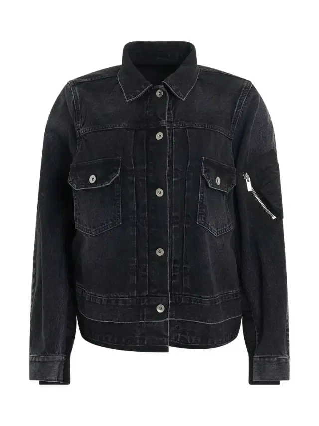 Sacai Denim & Nylon Twill Jacket