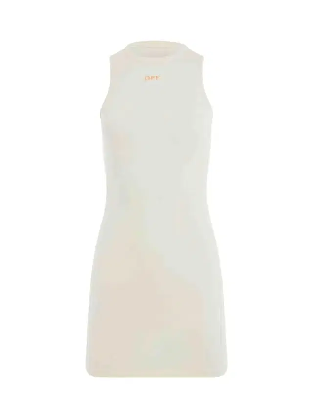 Off-White Sleek Rowing Dress