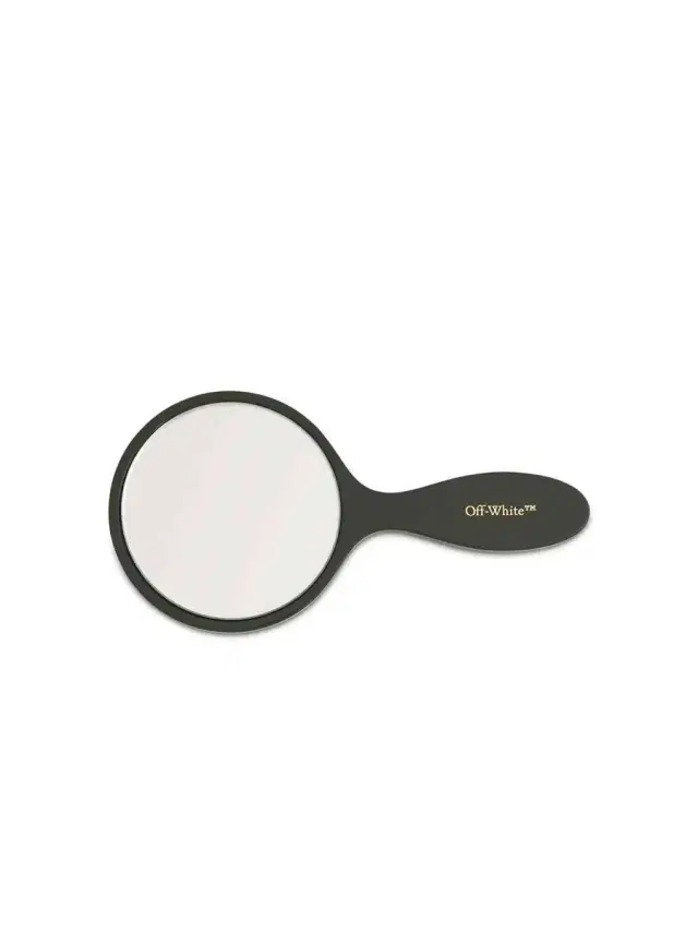 Off-White Bookish Hand Mirror