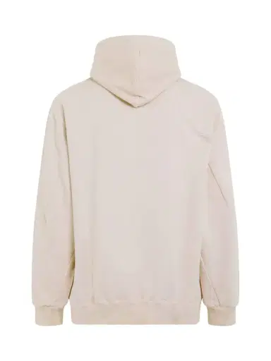 DOUBLET Rust Embroidery Hoodie in Ivory White | Thumbnail 4