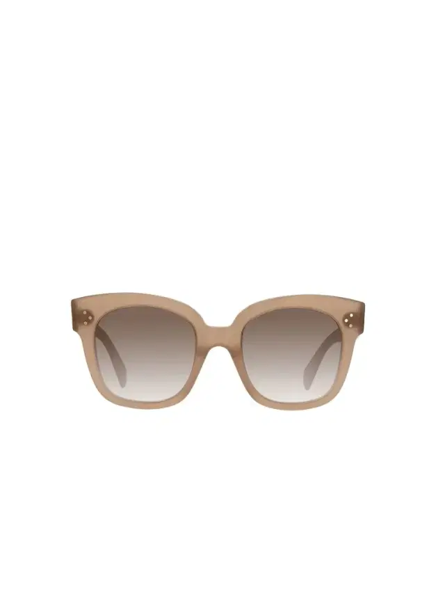Celine Cl4002un Square Sunglasses With Gradient Burgundy Lens