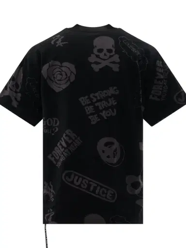 MASTERMIND JAPAN Embroidery Logo Boxy Fit Baseball T-shirt | Thumbnail 4
