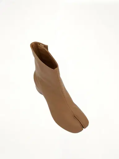 Maison Margiela Tabi Ankle Boots 3cm Heel in Nude Beige | Thumbnail 2