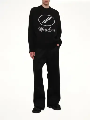 We11Done Logo Jacquard Intarsia Sweater | Thumbnail 4