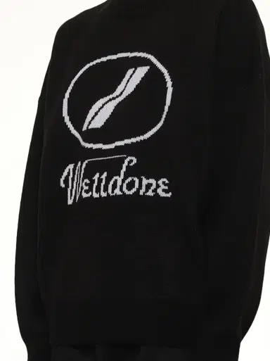 We11Done Logo Jacquard Intarsia Sweater | Thumbnail 6