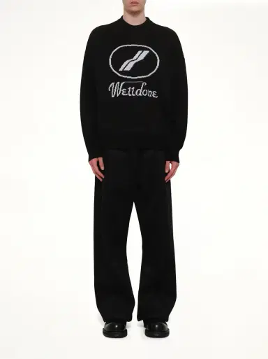 We11Done Logo Jacquard Intarsia Sweater | Thumbnail 7