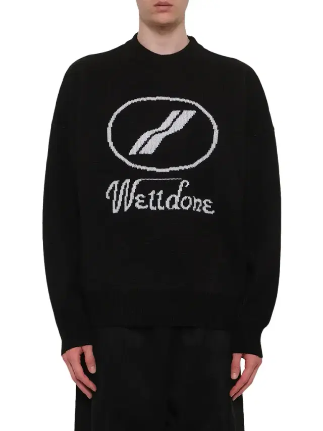 We11Done Logo Jacquard Intarsia Sweater