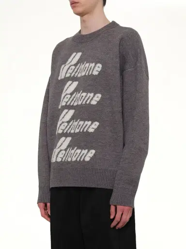 We11Done Logo Pile Knit Sweater | Thumbnail 2