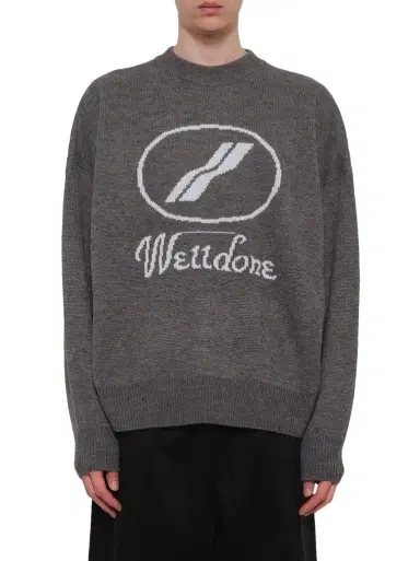 We11Done Logo Jacquard Intarsia Sweater | Thumbnail 1