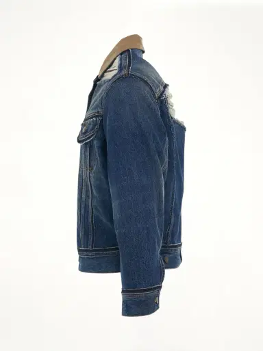 Maison Margiela Oversize Deconstruction Cut-out Denim Jacket | Thumbnail 2