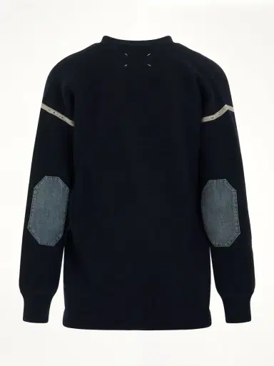 Maison Margiela Elbow Patch Cardigan | Thumbnail 4