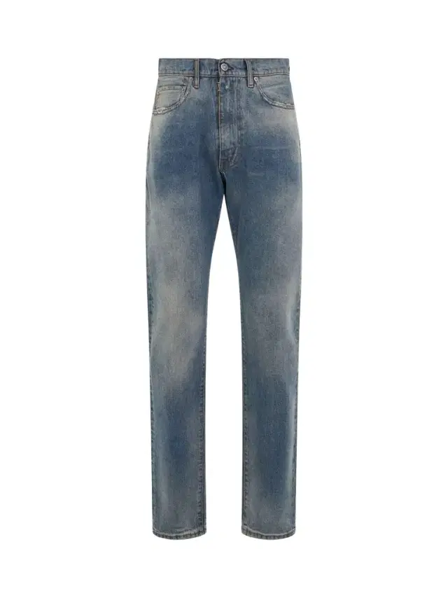 Maison Margiela Relaxed Fit Jeans in Light Indigo Blue