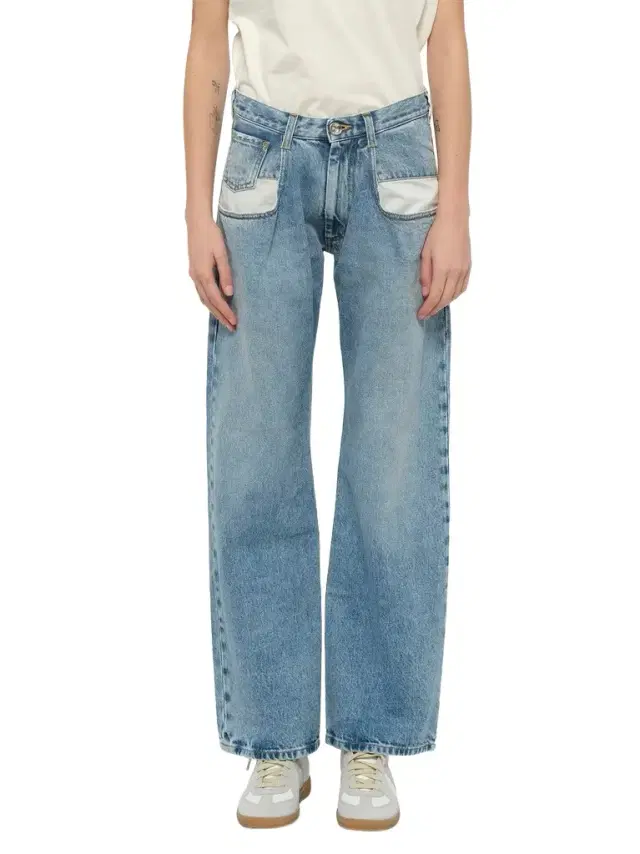 Maison Margiela Straight Jeans With Contrasted Pockets