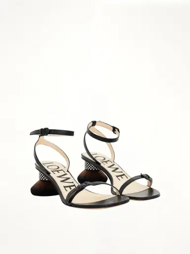 Loewe Petal Brush Heel Sandal | Thumbnail 3 Loewe Petal Brush Heel Sandal | Thumbnail 3