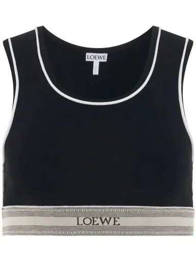 Loewe Logo Cropped Tank Top | Thumbnail 1
