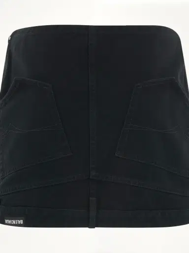 Balenciaga Upside Down Denim Mini Skirt | Thumbnail 4 Balenciaga Upside Down Denim Mini Skirt | Thumbnail 4