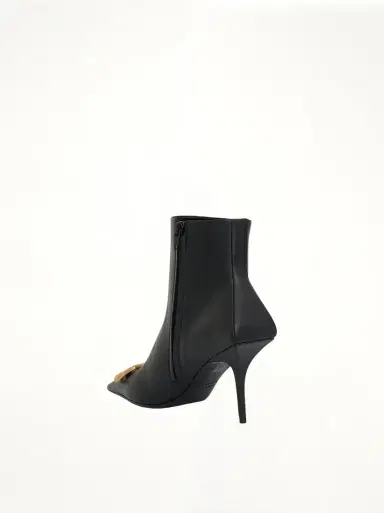 Balenciaga BB Knife 80mm Boots in Black/gold | Thumbnail 2 Balenciaga BB Knife 80mm Boots in Black/gold | Thumbnail 2