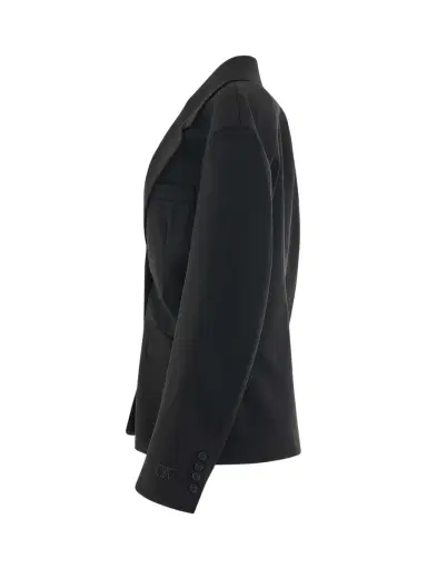 Off-White Wool Blend Round Jacket | Thumbnail 2 Off-White Wool Blend Round Jacket | Thumbnail 2