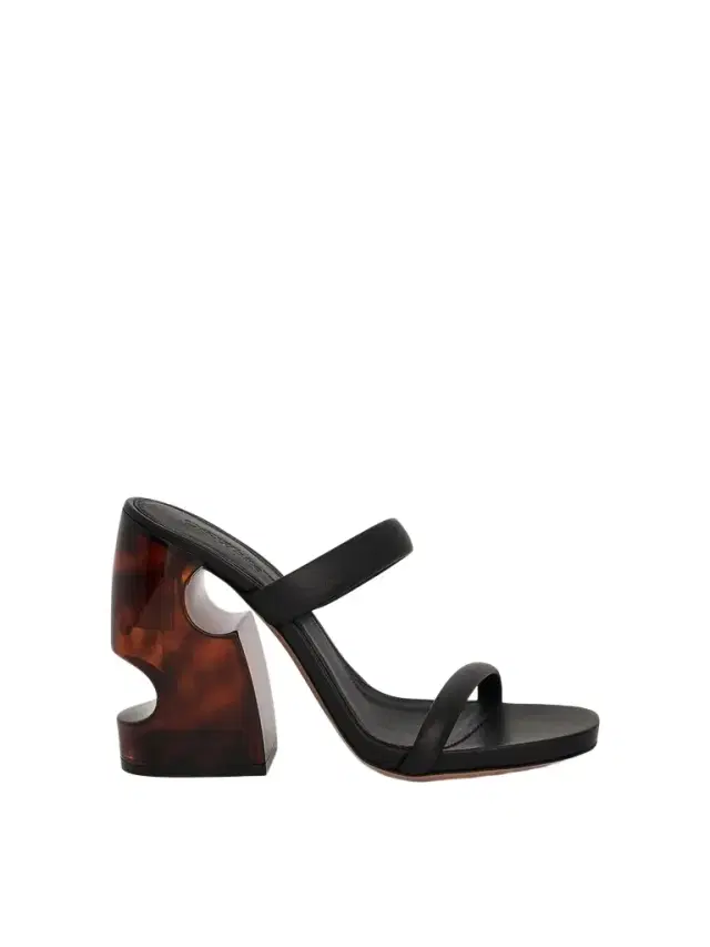 Off-White Meteor Block Mule in Black/brown Black