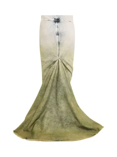 Rick Owens Moncler x Rick Owens AL Skirts in Acid Degrade Beige | Thumbnail 5