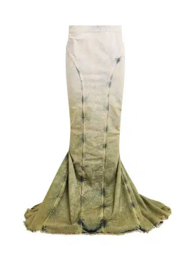 Rick Owens Moncler x Rick Owens AL Skirts in Acid Degrade Beige | Thumbnail 1