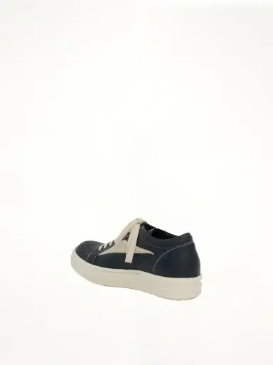 Rick Owens Vintage Leather Sneaker in Black/milk | Thumbnail 2