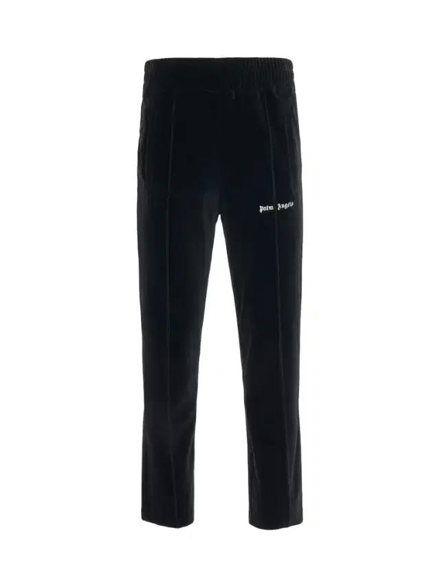 Palm Angels Logo Print Velvet Track Pants