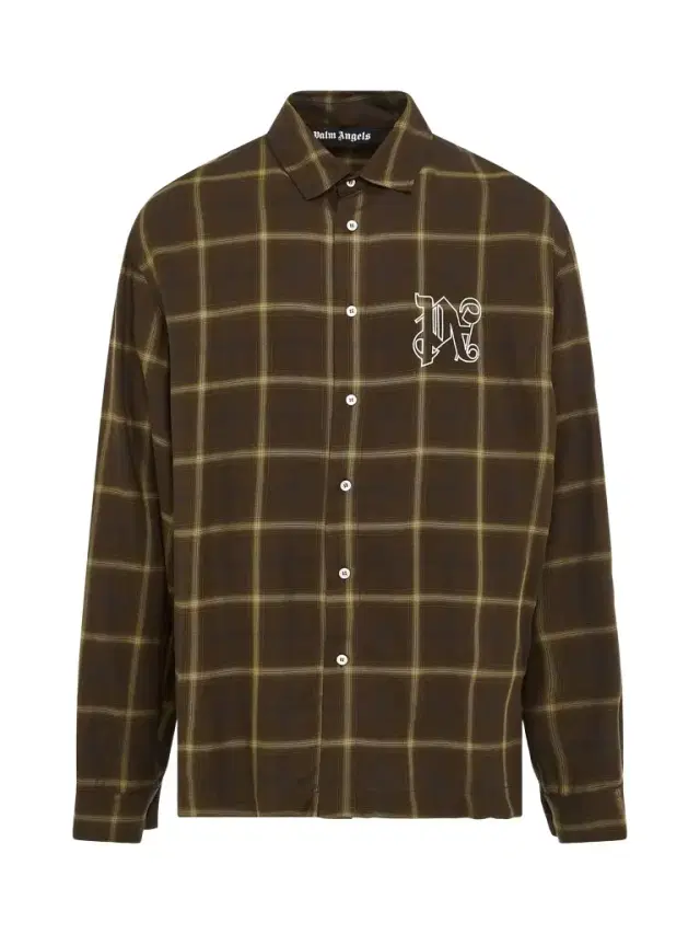 Palm Angels Monogram Check Shirt
